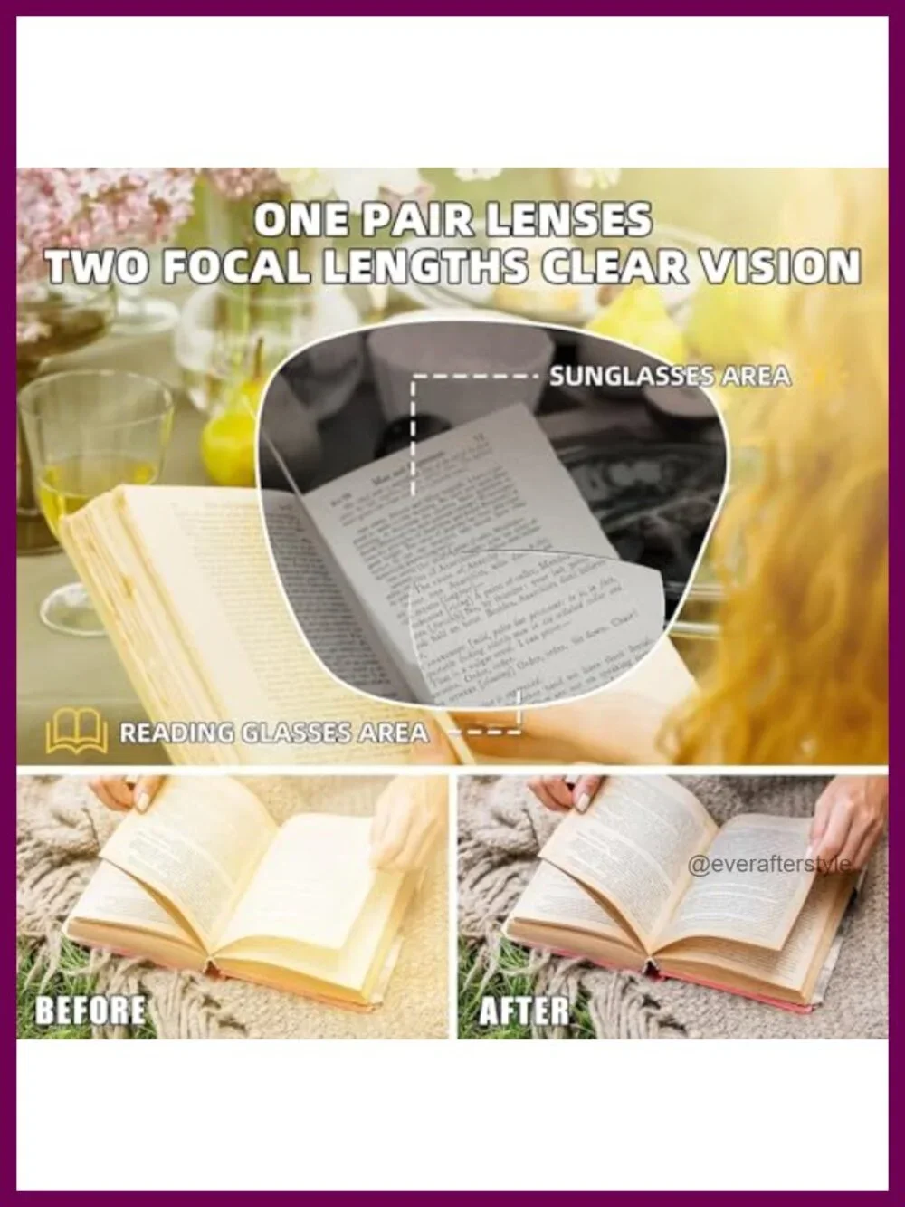 Bifocal Reading Sunglasses Women Oversized Square Sun Readers UV Protection